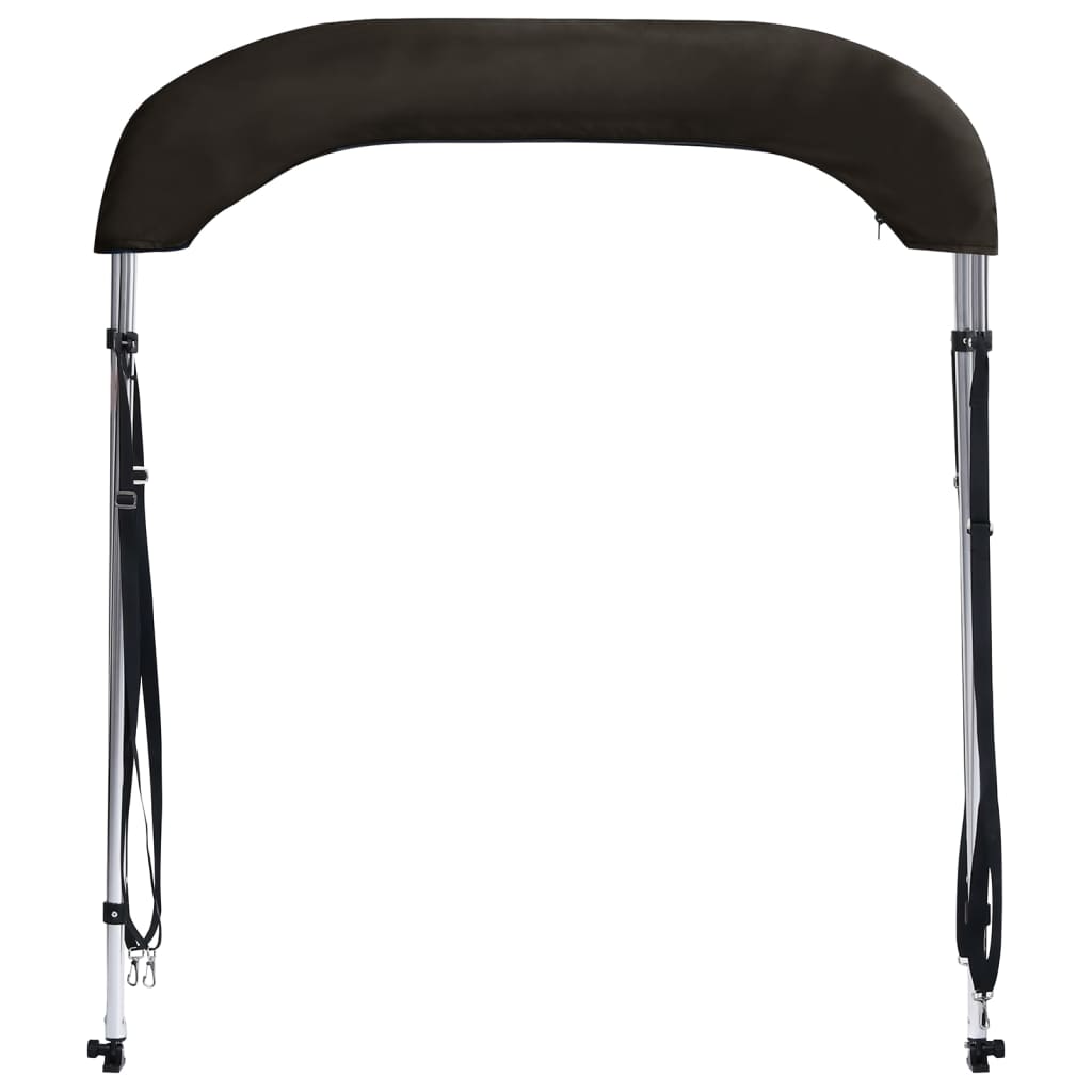 Biminitop 2 bogen 180x150x110 cm zwart