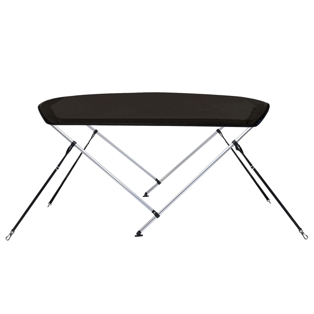 Biminitop 2 bogen 180x150x110 cm zwart