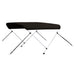 Biminitop 2 bogen 180x150x110 cm zwart
