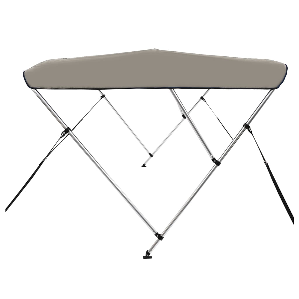 Biminitop 3 bogen 183x140x137 cm grijs