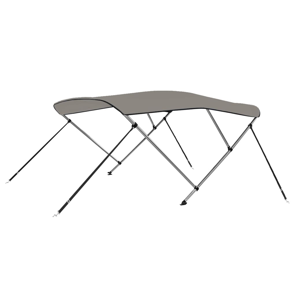 Biminitop 3 bogen 183x140x137 cm grijs