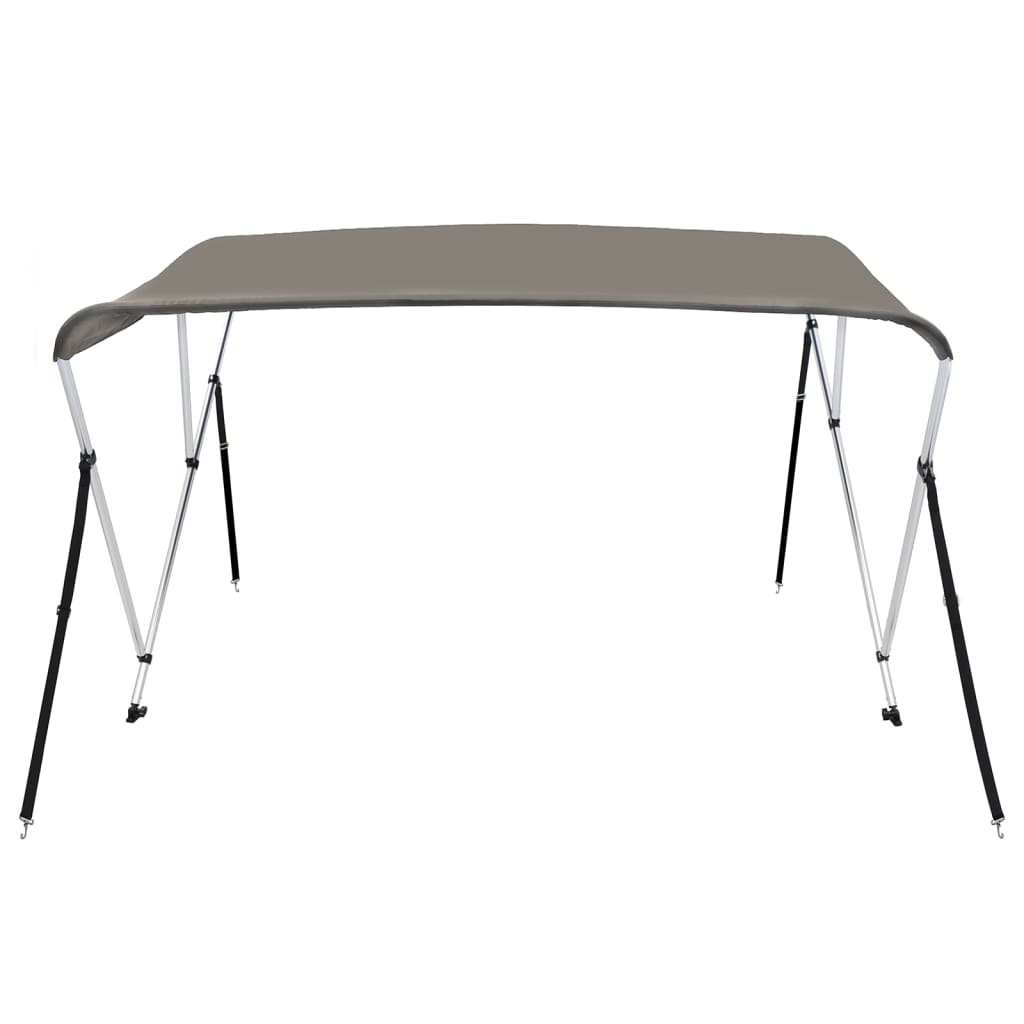 Biminitop 3 bogen 183x180x137 cm grijs