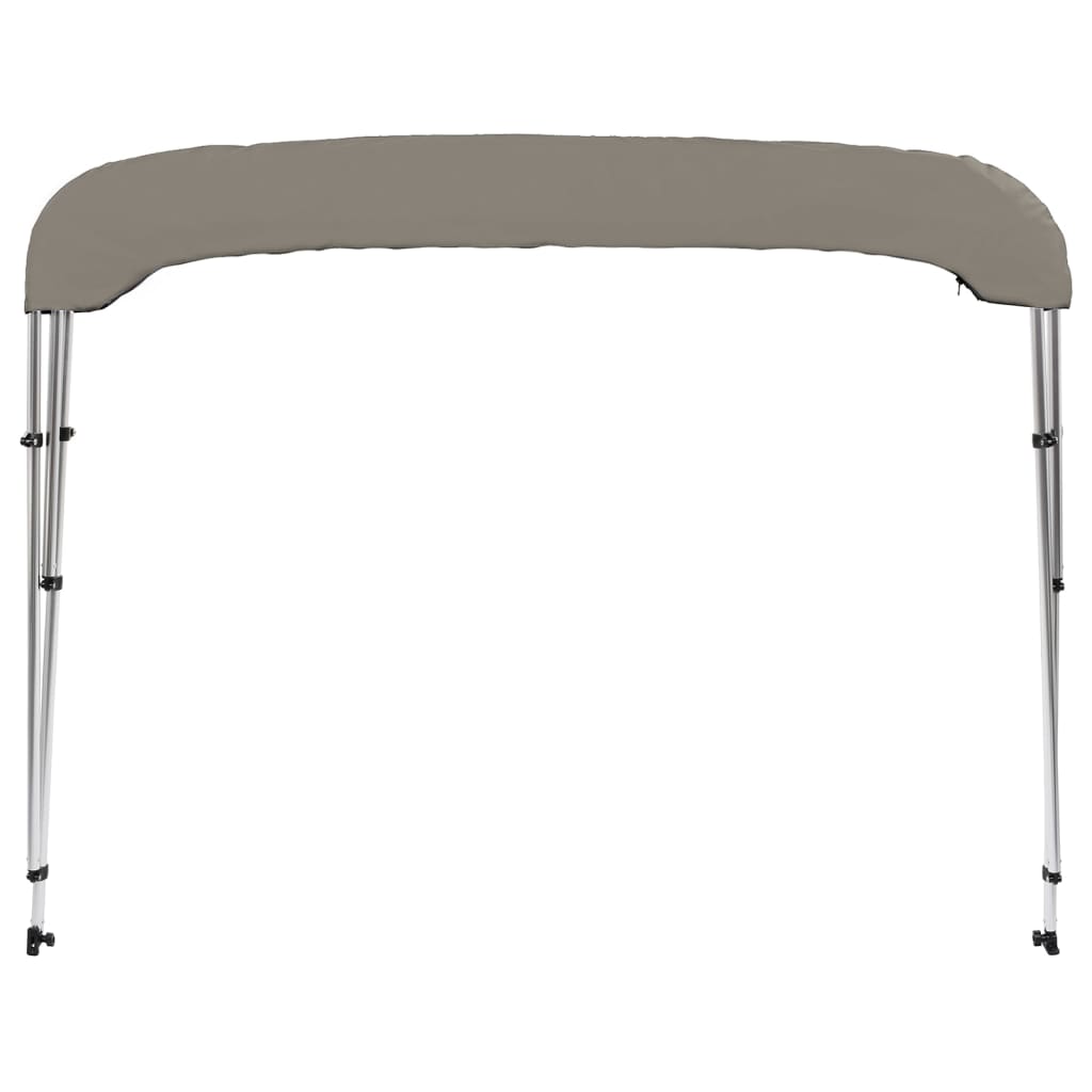 Biminitop 3 bogen 183x180x137 cm grijs
