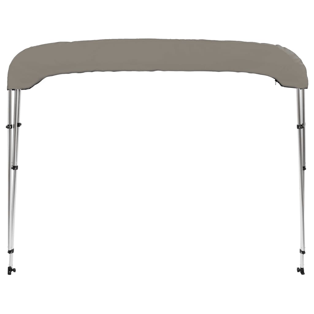 Biminitop 3 bogen 183x196x137 cm grijs