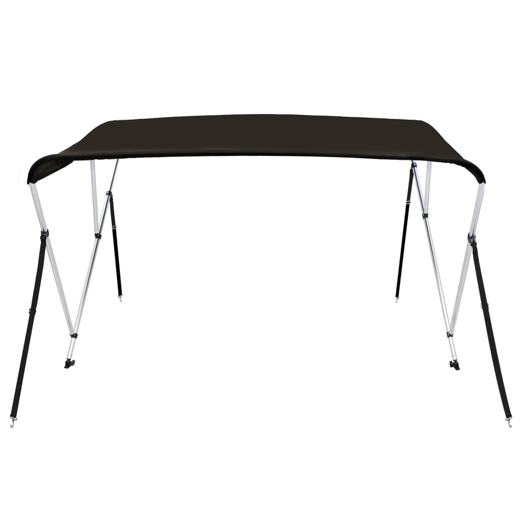Biminitop 3 bogen 183x160x137 cm zwart