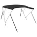Biminitop 3 bogen 183x180x137 cm zwart