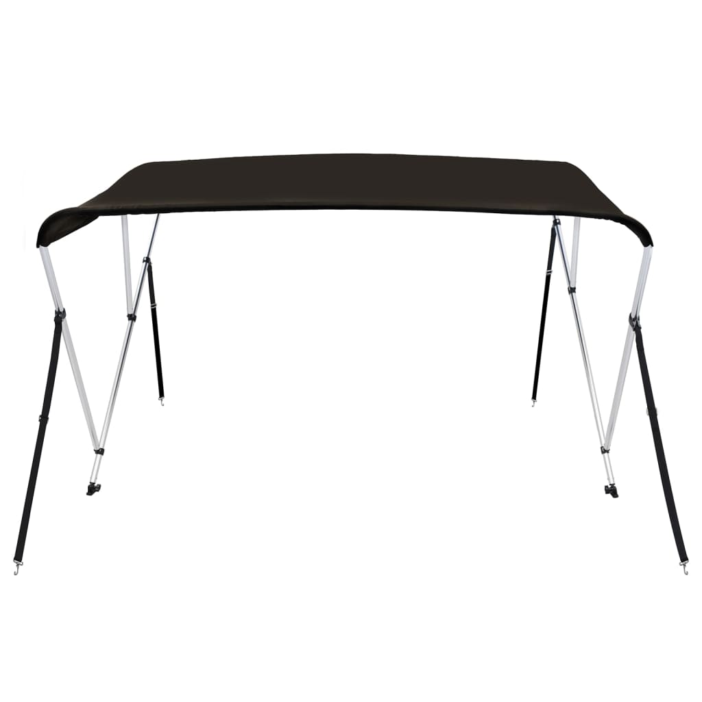Biminitop 3 bogen 183x180x137 cm zwart