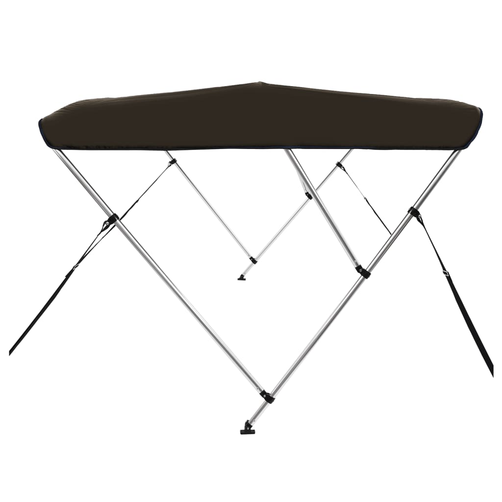Biminitop 3 bogen 183x180x137 cm zwart