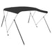 Biminitop 3 bogen 183x196x137 cm zwart