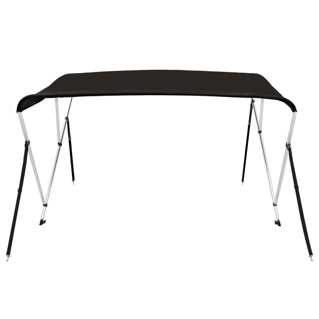Biminitop 3 bogen 183x196x137 cm zwart