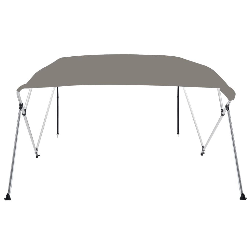 Biminitop 4 bogen 243x210x137 cm grijs