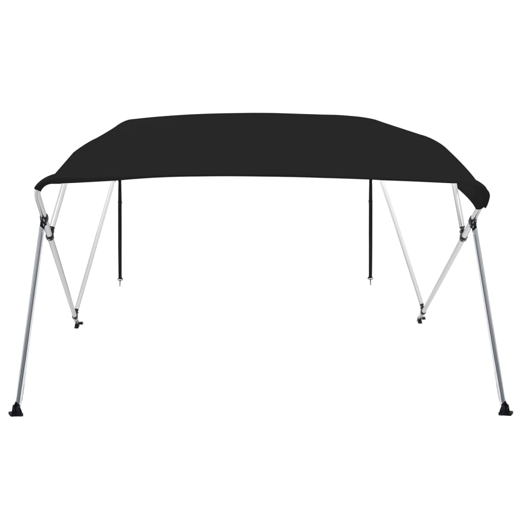 Biminitop 4 bogen 243x210x137 cm zwart