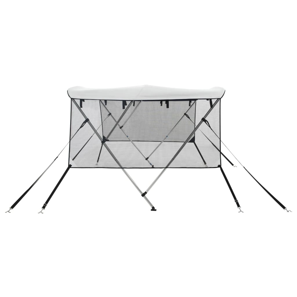 Biminitop 3 bogen met mesh zijwanden 183x(137-152)x137 cm
