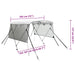 Biminitop 3 bogen met mesh zijwanden183x(154-167)x137 cm