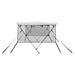 Biminitop 3 bogen met mesh zijwanden 183x(170-182)x137 cm