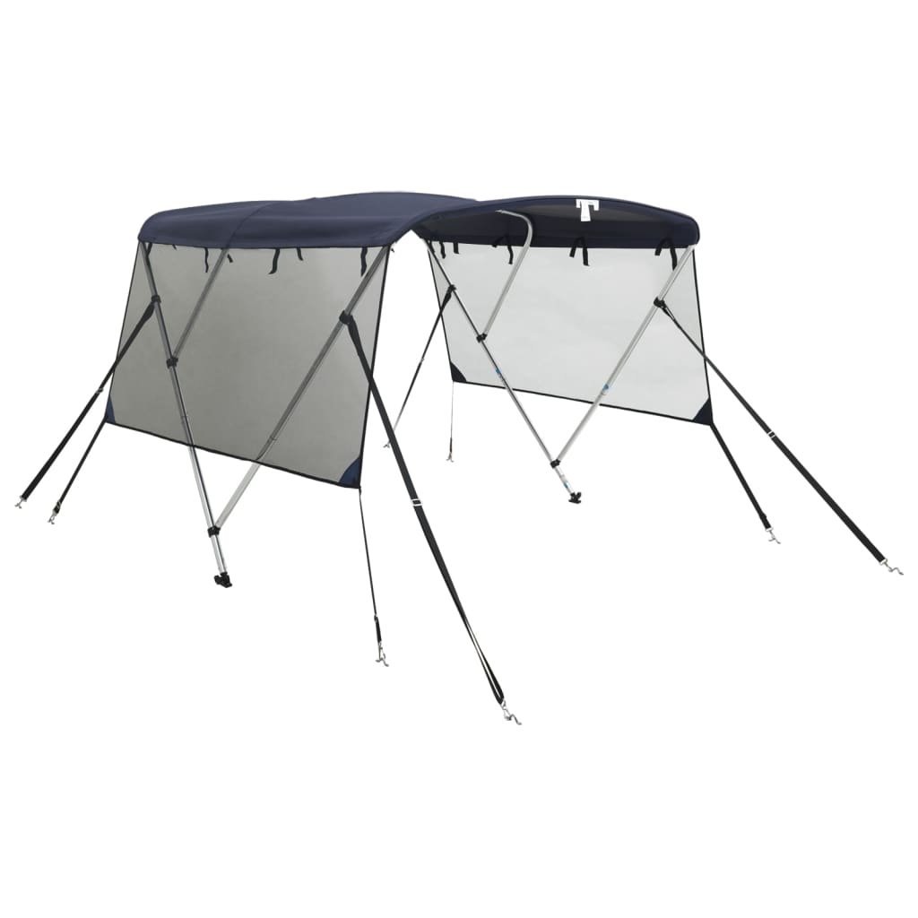 Biminitop 3 bogen met mesh zijwanden 183x(170-182)x137 cm