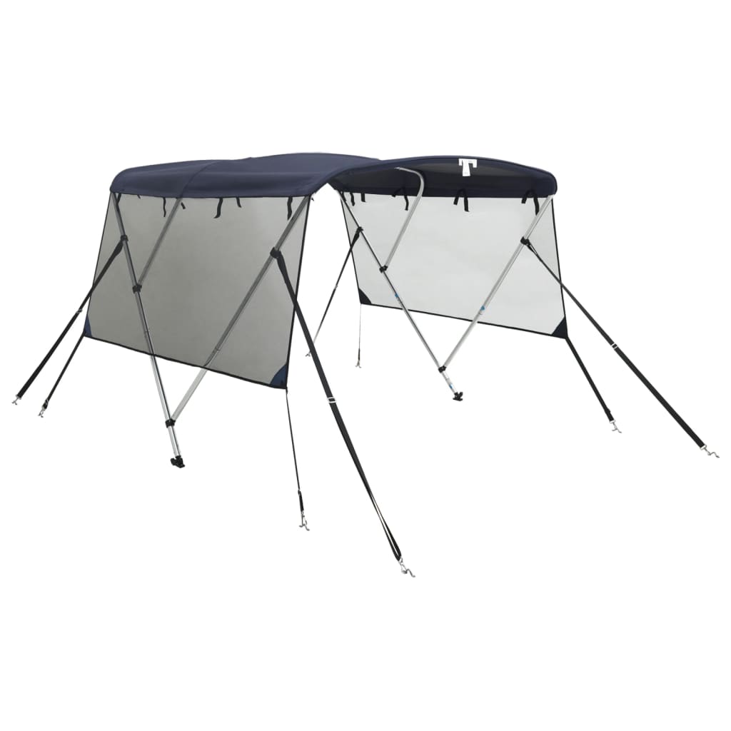 Biminitop 3 bogen met mesh zijwanden 183x(185-198)x137 cm