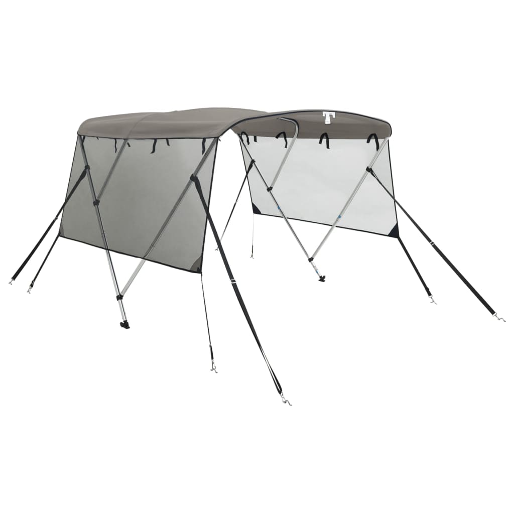 Biminitop 3 bogen met mesh zijwanden 183x(137-152)x137 cm