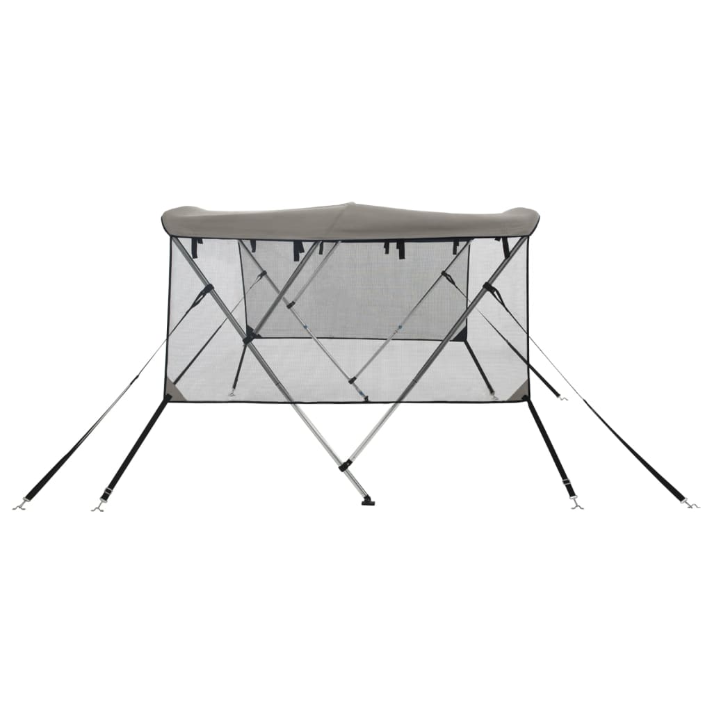 Biminitop 3 bogen met mesh zijwanden 183x(185-198)x137 cm