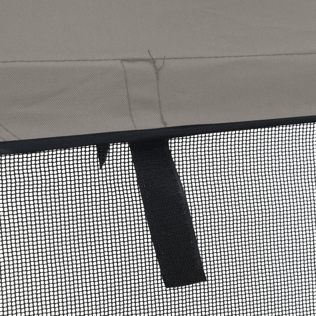 Biminitop 3 bogen met mesh zijwanden 183x(185-198)x137 cm