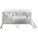 Biminitop 4 bogen met mesh zijwanden 243x(185-198)x137 cm