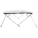 Biminitop 4 bogen met mesh zijwanden 243x(185-198)x137 cm