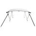 Biminitop 4 bogen met mesh zijwanden 243x(200-213)x137 cm