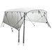 Biminitop 4 bogen met mesh zijwanden 243x(230-244)x137 cm