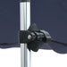 Schaduwdoek T-top 170x170x(115-183) cm blauw