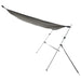 Schaduwdoek T-top 170x170x(115-183) cm antracietgrijs