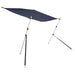 Schaduwdoek T-top 170x208x(115-183) cm marineblauw