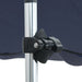 Schaduwdoek T-top 170x208x(115-183) cm marineblauw
