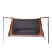 Tent 2-persoons waterdicht grijs en oranje