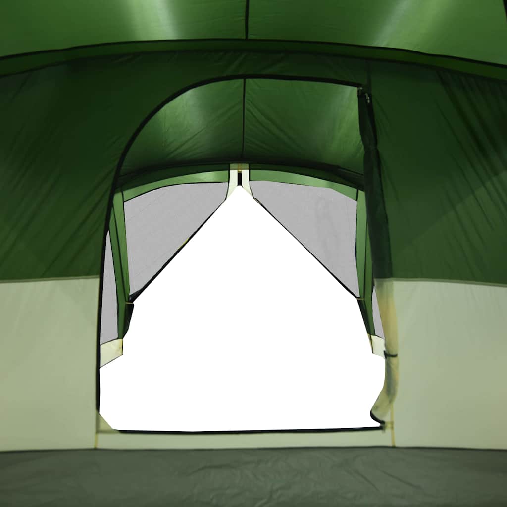 Tent met luifel 4-persoons waterdicht groen