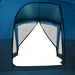 Tent met luifel 4-persoons waterdicht blauw