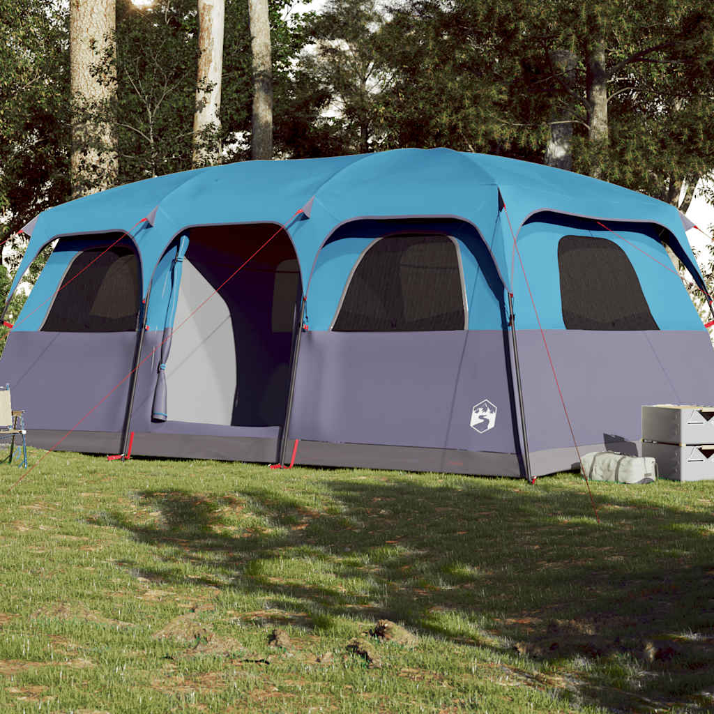 Gezinstent 10-persoons waterdicht blauw