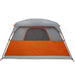 Tent 4-persoons waterdicht oranje