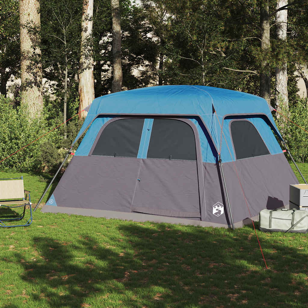 Gezinstent 6-persoons waterdicht blauw