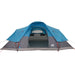 Koepeltent 9-persoons waterdicht blauw