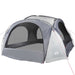 Partytent waterdicht wit en grijs