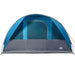 Tunneltent 7-persoons waterdicht blauw