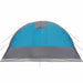 Tunneltent 7-persoons waterdicht blauw