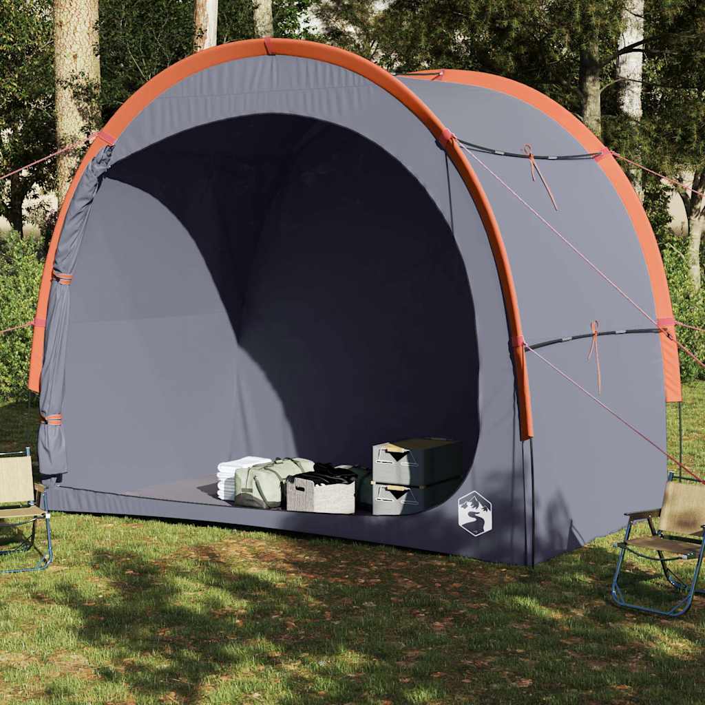 Opbergtent waterdicht grijs en oranje