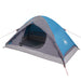 Koepeltent 4-persoons waterdicht blauw