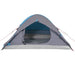 Koepeltent 4-persoons waterdicht blauw