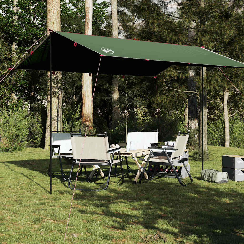 Kampeerluifel waterdicht 360x294 cm groen