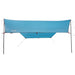 Kampeerluifel waterdicht 430x380x210 cm blauw