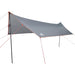 Kampeerluifel waterdicht 460x305x210 cm grijs en oranje