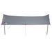 Kampeerluifel waterdicht 460x305x210 cm grijs en oranje