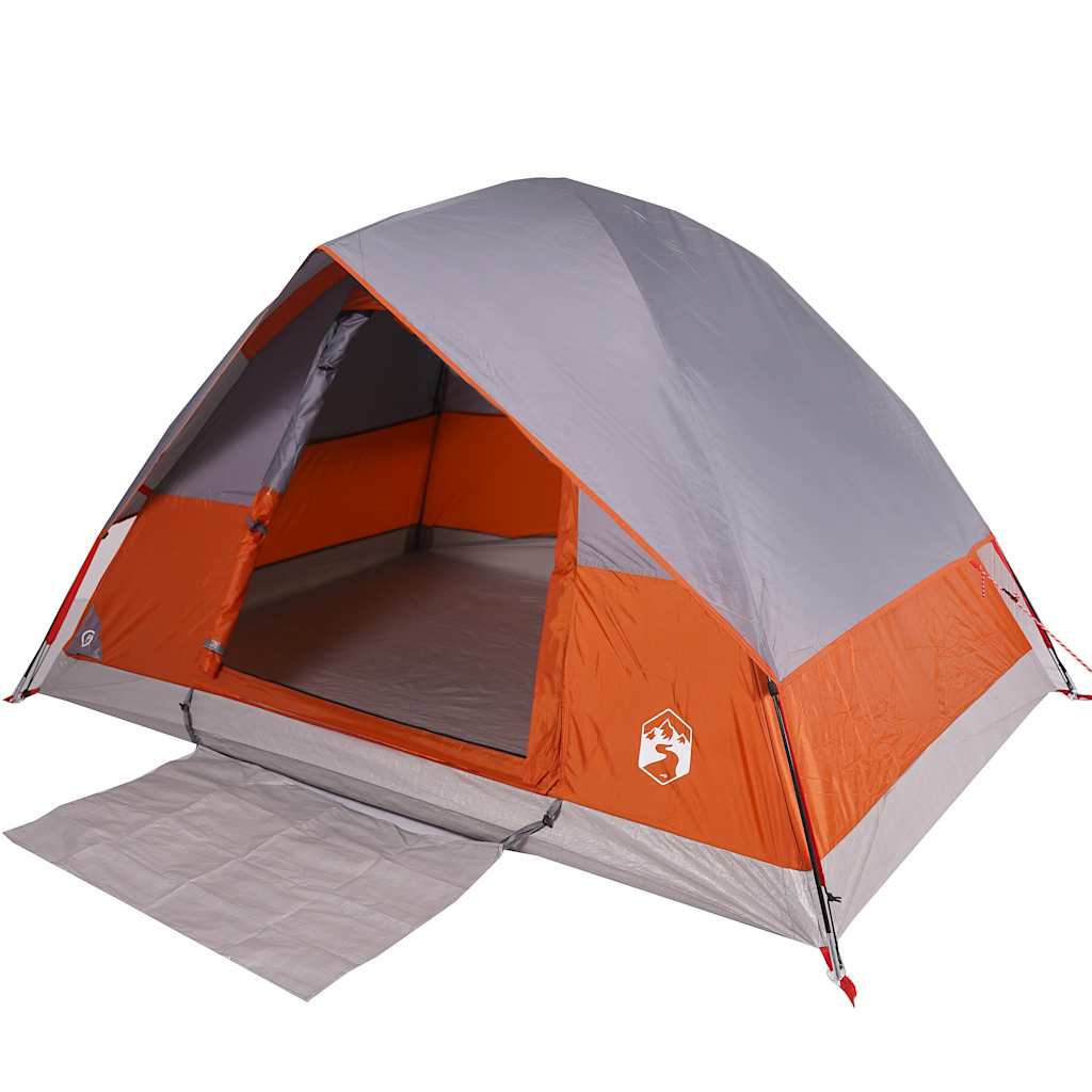 Koepeltent 2-persoons waterdicht oranje